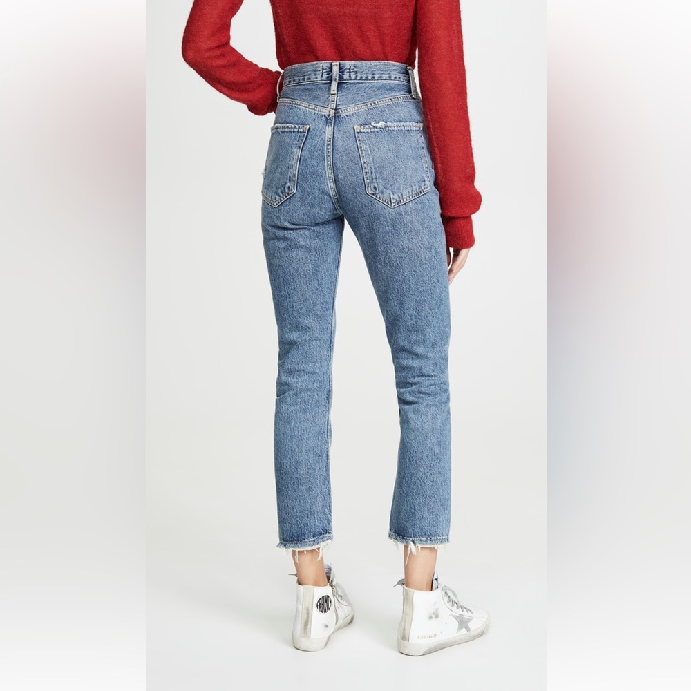 A golde Riley high rise crop jeans